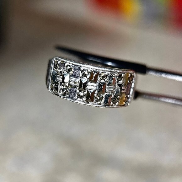 Silpada 925 Black Stone Ring - Picture 2 of 9